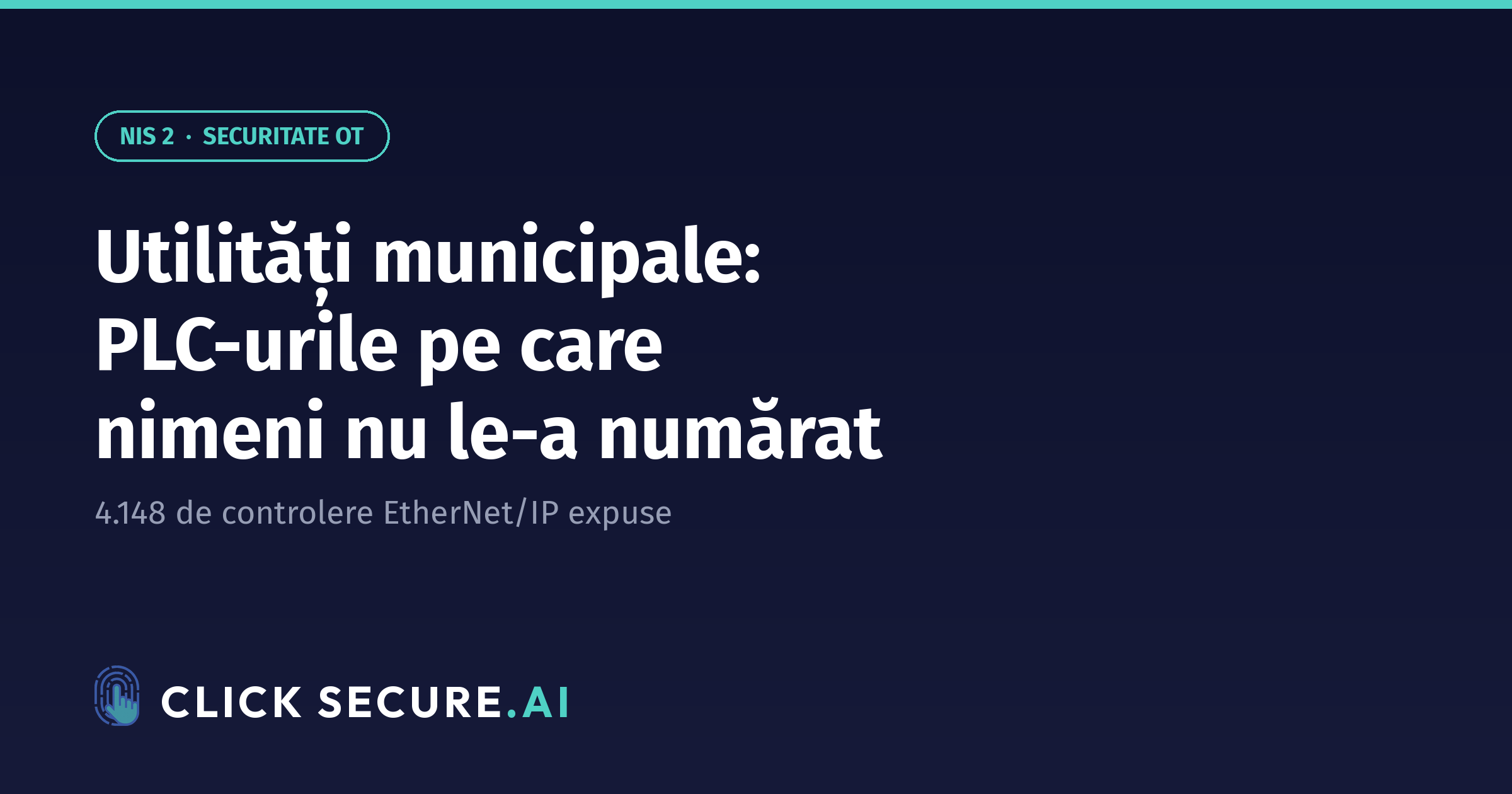 NIS 2 și PLC-urile uitate ale utilităților